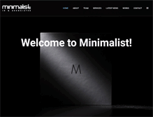 Tablet Screenshot of minimalist.com.my